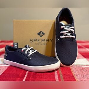 Sperry Bodie Washable Blue Boys Shoes